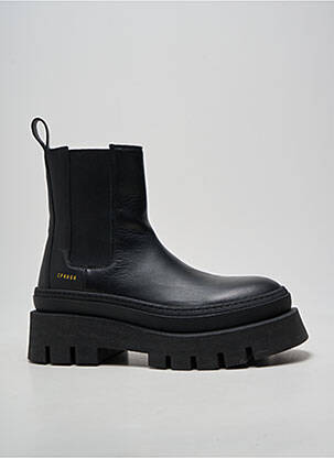 Bottines/boots talon bas talon de 4 à 6cm noir COPENHAGEN femme