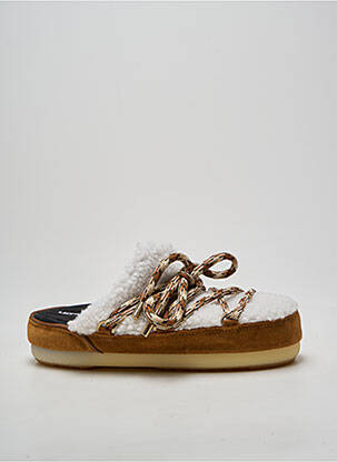 Mules/sabots talon de 4 à 6cm blanc MOON BOOT femme