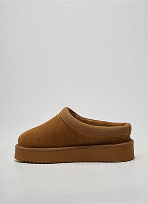 Mules/sabots talon plat jusqu'à 3cm marron COPENHAGEN femme