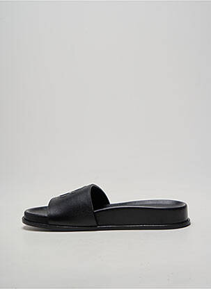 Mules/sabots semelle extérieure cuir talon plat jusqu'à 3cm noir ANINE BING femme