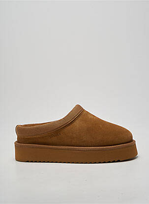 Mules/sabots talon plat jusqu'à 3cm marron COPENHAGEN femme