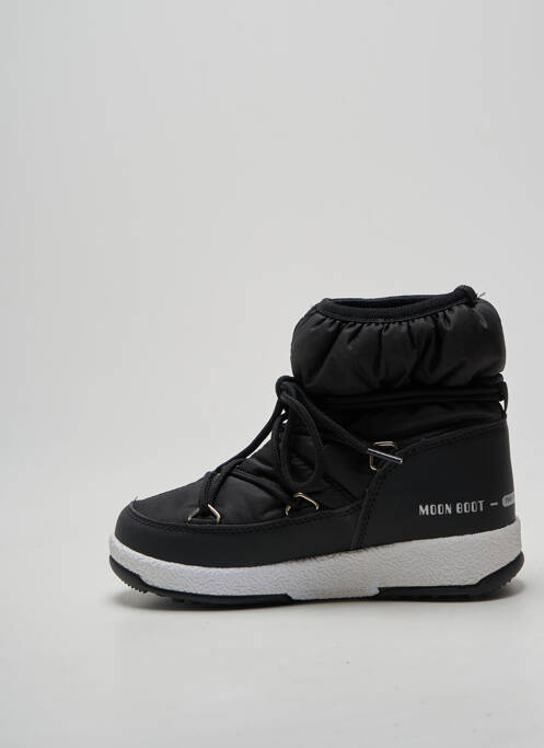 Bottines/boots fermeture lacets bout rond noir MOON BOOT enfant