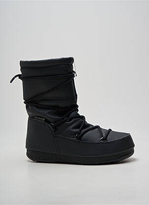 Bottines/boots bout rond talon plat jusqu'à 3cm noir MOON BOOT femme