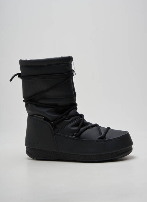 Bottines/boots bout rond talon plat jusqu'à 3cm noir MOON BOOT femme