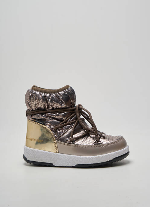 Bottines/boots bout rond bout rond or MOON BOOT fille