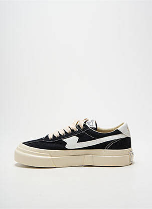 Baskets bout rond talon plat jusqu'à 3cm noir STEPNEY WORKERS CLUB femme