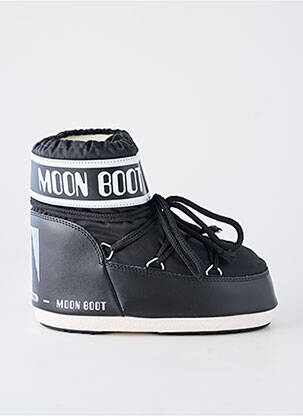 Bottines/boots bout rond talon plat jusqu'à 3cm noir MOON BOOT femme