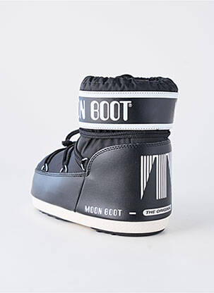 Bottines/boots bout rond talon plat jusqu'à 3cm noir MOON BOOT femme