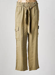 Pantalon cargo taille élastique taille normale vert GARCIA femme