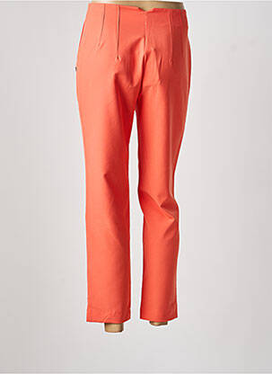 Pantalon 7/8 taille haute taille haute orange GARCIA femme