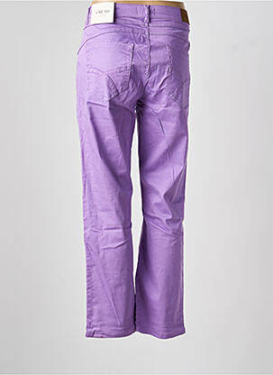 Pantalon droit stretch taille normale violet CREAM femme