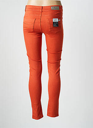 Jeans skinny stretch taille basse orange LES P'TITES BOMBES femme