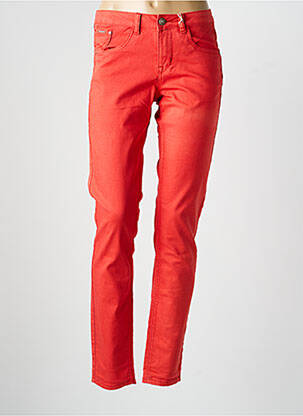Jeans coupe slim taille basse taille basse orange CREAM femme