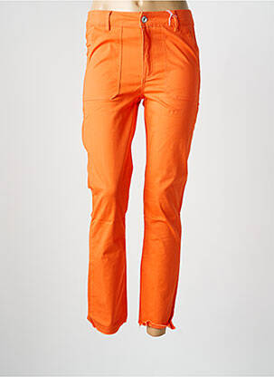 Jeans coupe slim taille normale taille normale orange LES P'TITES BOMBES femme