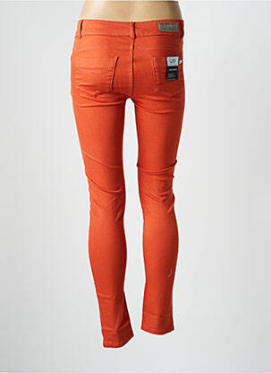 Jeans skinny stretch taille basse orange LES P'TITES BOMBES femme