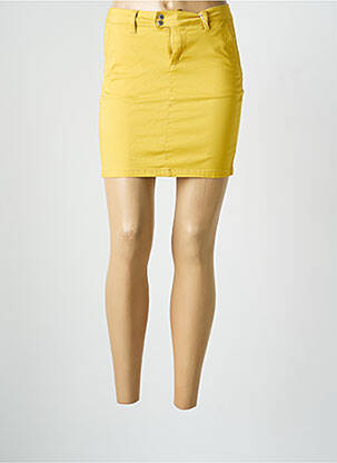 Jupe courte poches jaune LES P'TITES BOMBES femme