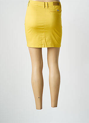 Jupe courte poches jaune LES P'TITES BOMBES femme