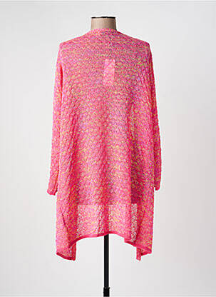 Gilet manches longues manches 3/4 rose MOLLY BRACKEN femme