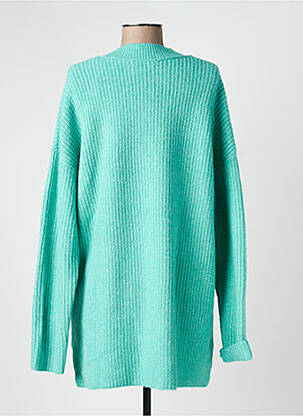 Pull coupe droite manches longues bleu CECIL femme