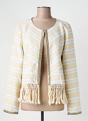 Veste chic tissage crêpe beige ESQUALO femme