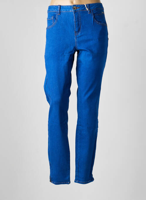 Jeans coupe slim taille normale taille normale bleu CREAM femme