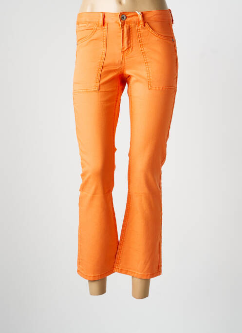 Jeans bootcut taille normale taille normale orange CREAM femme