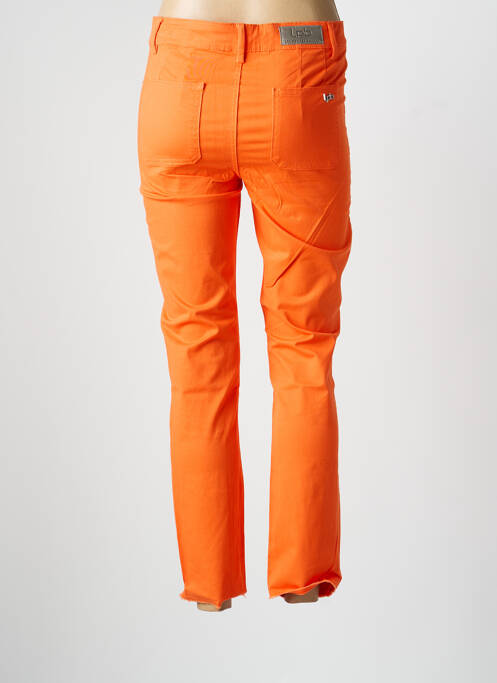 Jeans coupe slim taille normale taille normale orange LES P'TITES BOMBES femme