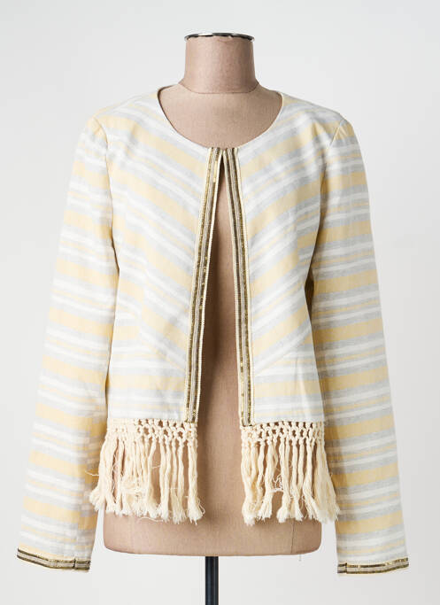 Veste chic tissage crêpe beige ESQUALO femme