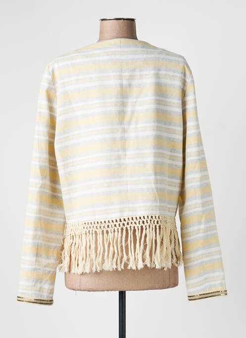 Veste chic tissage crêpe beige ESQUALO femme