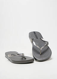 Tongs bout ouvert talon plat jusqu'à 3cm noir IPANEMA femme