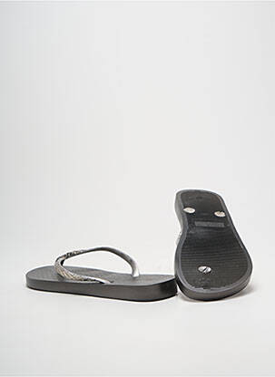 Tongs bout ouvert talon plat jusqu'à 3cm noir IPANEMA femme