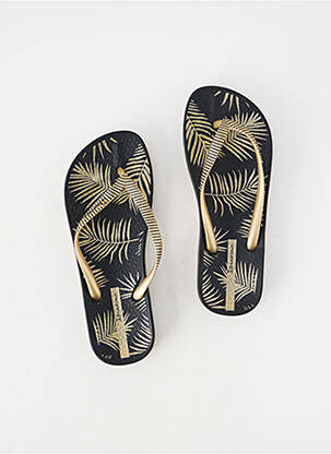 Tongs tissage satiné talon plat jusqu'à 3cm or IPANEMA femme