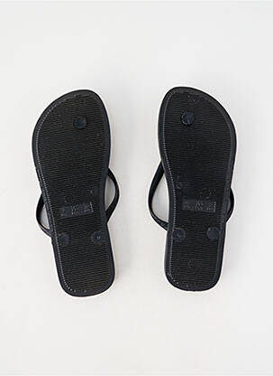Tongs tissage tissage pailleté talon plat jusqu'à 3cm noir IPANEMA femme