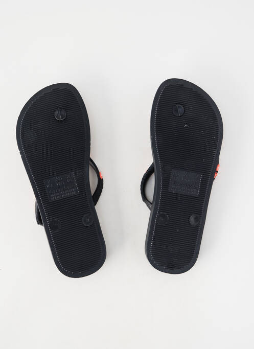 Tongs bout ouvert talon plat jusqu'à 3cm noir IPANEMA femme