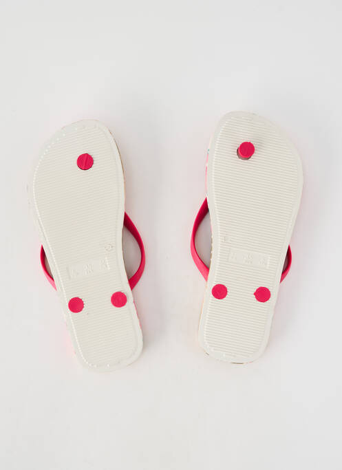 Tongs bout ouvert talon plat jusqu'à 3cm rose IPANEMA femme