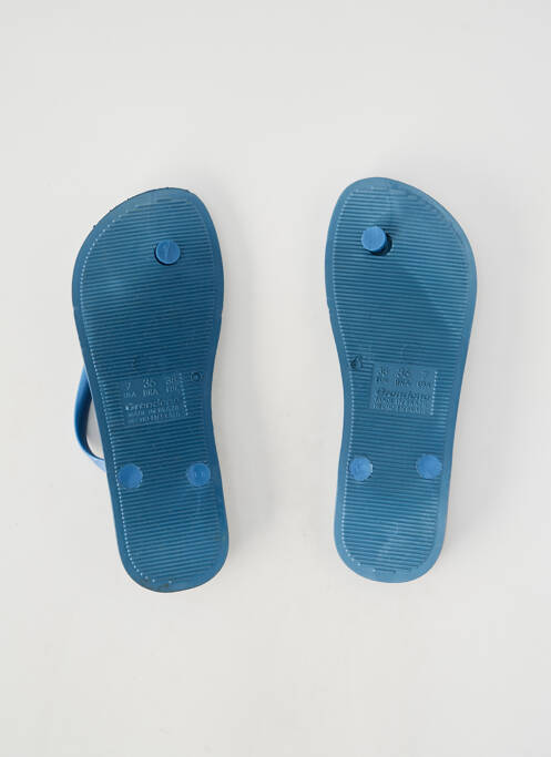 Tongs bout ouvert talon plat jusqu'à 3cm bleu IPANEMA femme