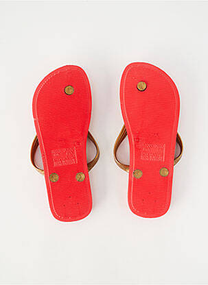 Tongs bout ouvert talon plat jusqu'à 3cm rouge IPANEMA femme