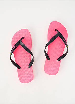 Tongs bout ouvert talon plat jusqu'à 3cm rose IPANEMA femme