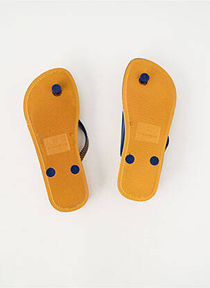 Tongs bout ouvert talon plat jusqu'à 3cm jaune IPANEMA femme