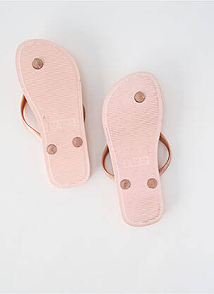 Tongs bout ouvert talon plat jusqu'à 3cm rose IPANEMA femme
