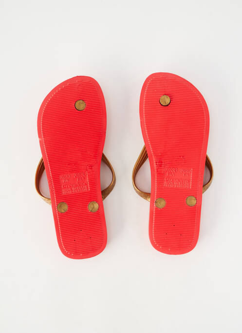 Tongs bout ouvert talon plat jusqu'à 3cm rouge IPANEMA femme