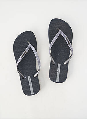 Tongs bout ouvert talon plat jusqu'à 3cm noir IPANEMA femme