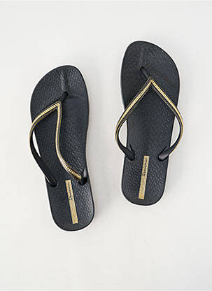 Tongs tissage satiné talon plat jusqu'à 3cm or IPANEMA femme