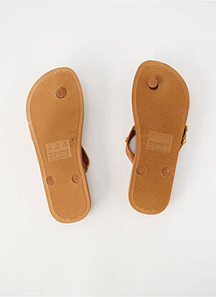 Tongs bout ouvert talon plat jusqu'à 3cm marron IPANEMA femme