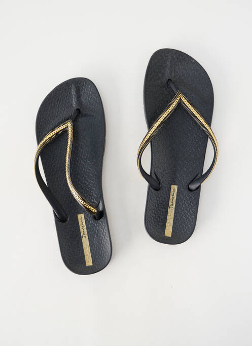 Tongs tissage satiné talon plat jusqu'à 3cm or IPANEMA femme
