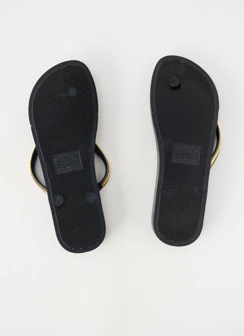 Tongs tissage satiné talon plat jusqu'à 3cm or IPANEMA femme