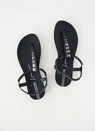 Tongs bout ouvert talon plat jusqu'à 3cm noir IPANEMA femme