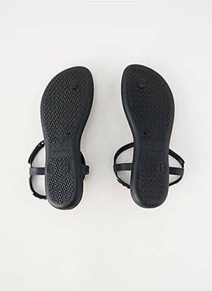 Tongs bout ouvert talon plat jusqu'à 3cm noir IPANEMA femme