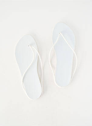 Tongs bout ouvert talon plat jusqu'à 3cm blanc IPANEMA femme