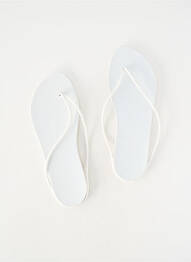 Tongs bout ouvert talon plat jusqu'à 3cm blanc IPANEMA femme
